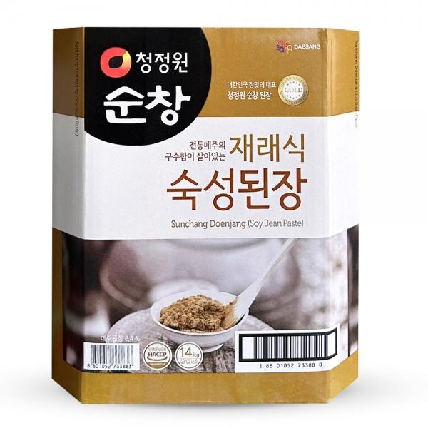 청정원 전통메주 재래식 숙성된장 14kg 대용량 업소용