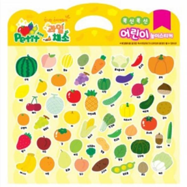 DA6024 교육용스티커 과일채소