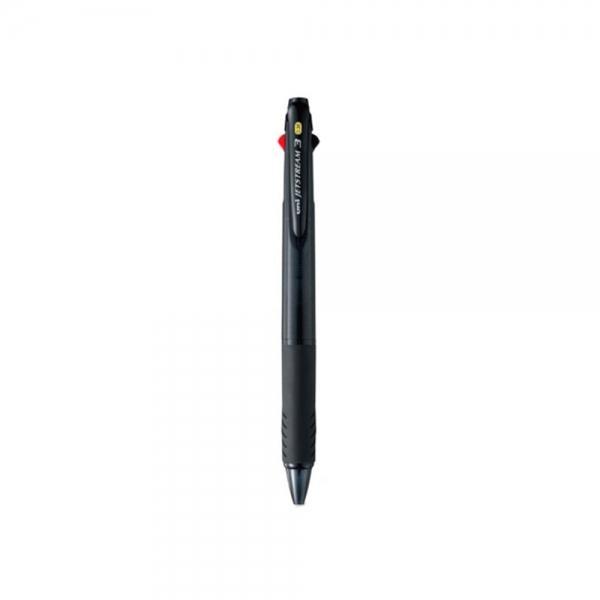 f20 22004 유니 제트스트림 3색볼펜 SXE3-400-38블랙 0.38mm 흑-청-적 1개 1개입