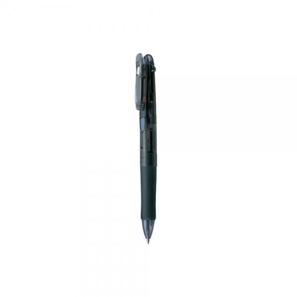 f20 417 제브라 클립온 4색볼펜 B4A3-BK블랙바디 블랙 1개 1개입