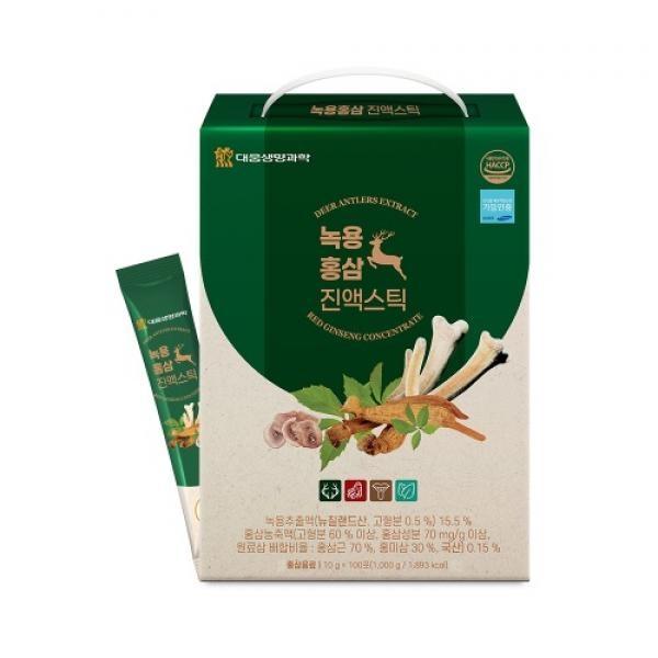 대웅 - 녹용홍삼 진액스틱 10g x 100포