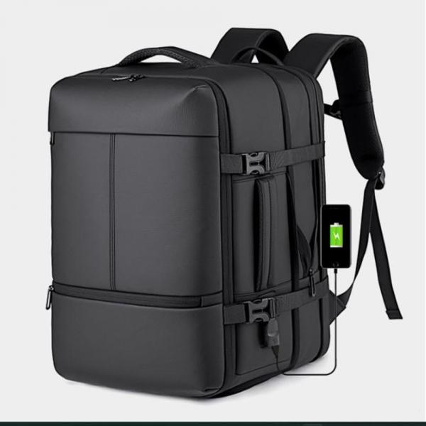 출장용 대형 백팩 도난방지 확장형 멀티백팩 비지니스 정장에도 어울림 다양한 수납포켓 의류 노트북 서류