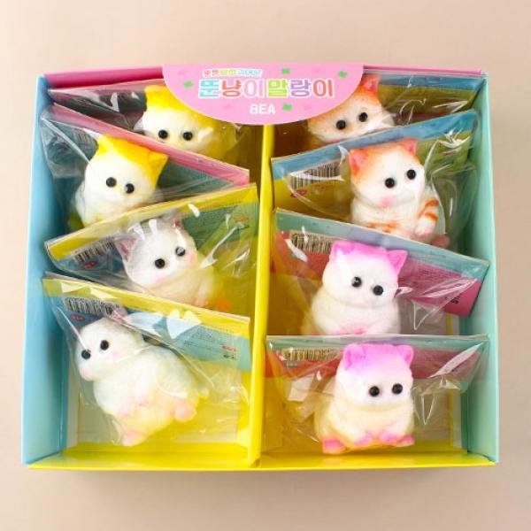 280B] 4000 뚠냥이 말랑이 (8개세트)