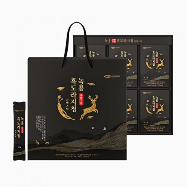 위씨헬씨 녹용 구증구포 흑도라지 진액스틱 60포