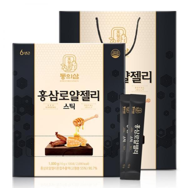 동의삼 홍삼로얄젤리스틱 10g x 100포