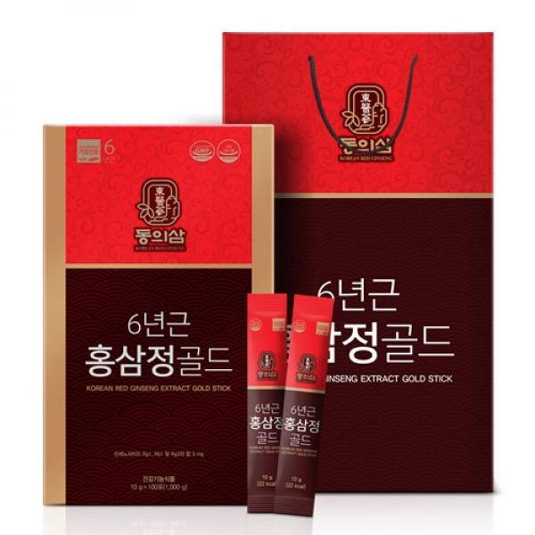 동의삼 6년근 홍삼정 골드 10g x 100포