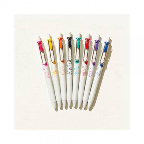 f20 149207 유니 BT21 볼펜 UMN-SBT-38 0.38mm 핑크 쿠키 1개 1개입