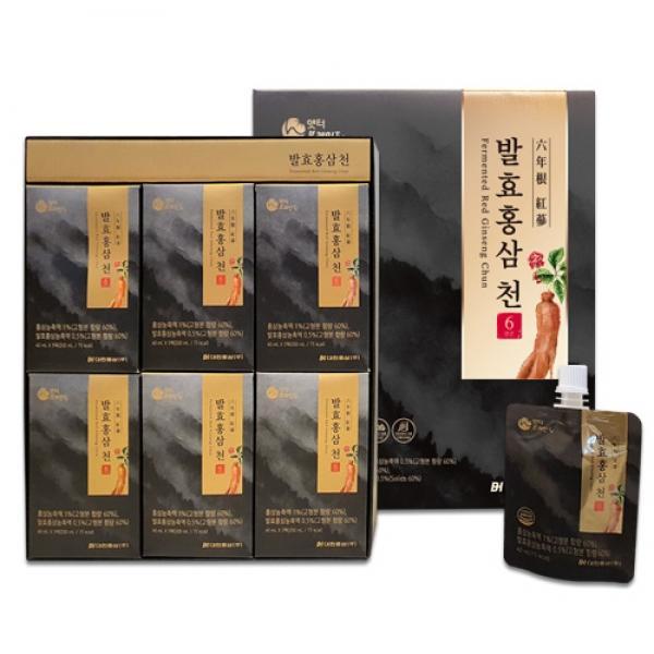 대한홍삼 발효홍삼 천 40ml x 30포 + 쇼핑백
