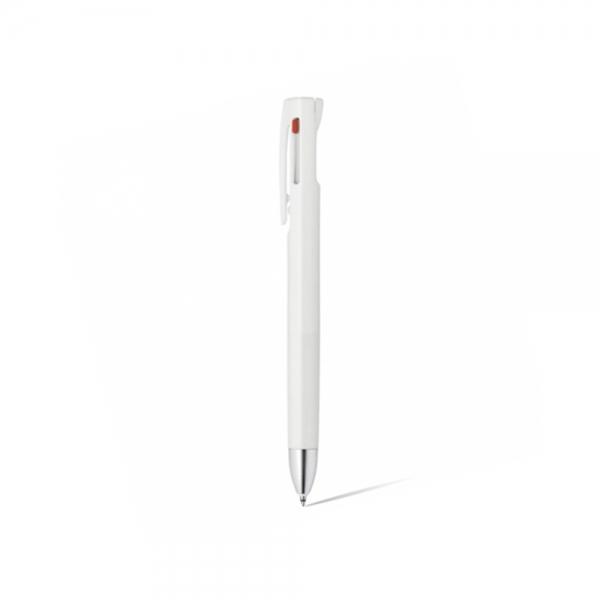 f20 133727 제브라 블렌 3색 에멀젼 잉크 볼펜 0.7 화이트 B3A88-W 1개 1개입