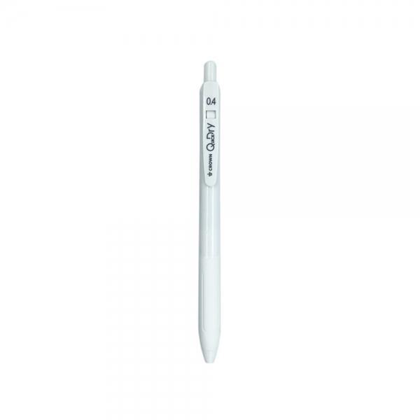 f20 146567 크라운 1000 퀵드라이 볼펜 BC-017N 0.4mm 화이트 1타 12개입