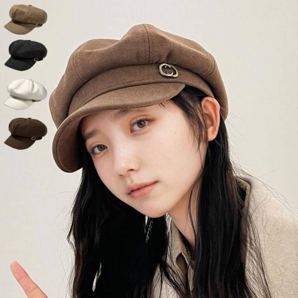 다양한 색상 부드러운 곡선 베이직 프린세스 베레모