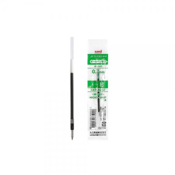 f20 70951 유니 제트스트림 다색용 리필심 SXR-80-07 녹색 0.7mm 1개 1개입