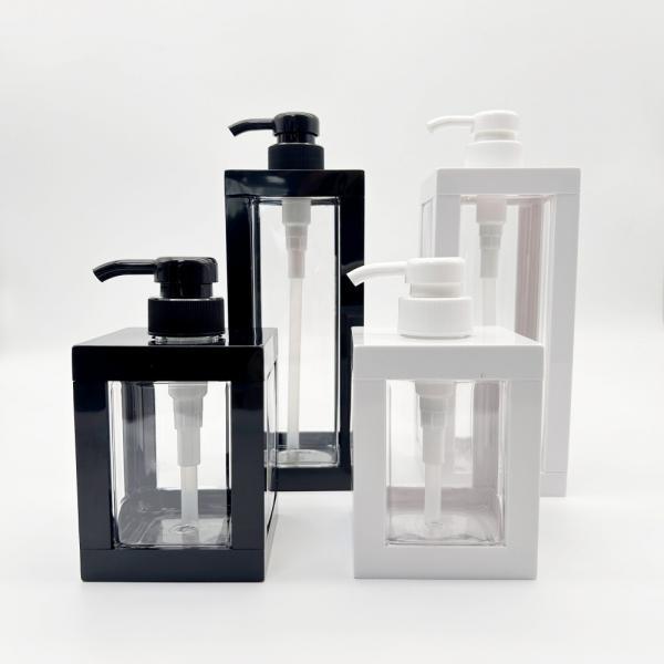 사각 모던스타일 리필 디스펜서 용기 500ml 1000ml 공병 샴푸통 로션통 바디워시