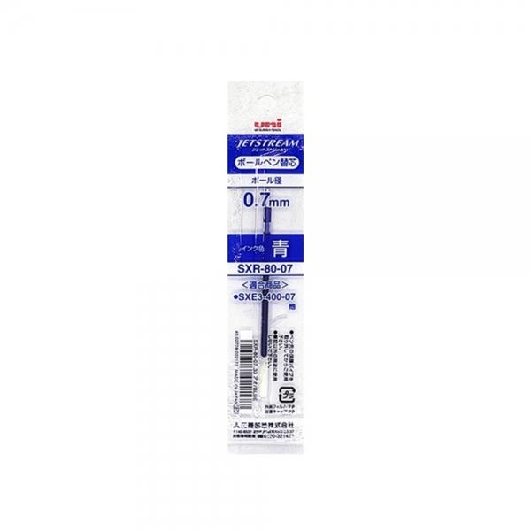 f20 21623 유니 제트스트림 다색용 리필심 SXR-80-07 청색 0.7mm 1개 1개입