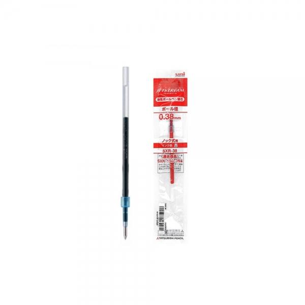 f20 70451 유니 제트스트림 단색용 리필심 SXR-38 적색 0.38mm 1개 1개입