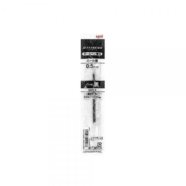 f20 21732 유니 제트스트림 단색용 리필심 SXR-5 흑색 0.5mm 1개 1개입