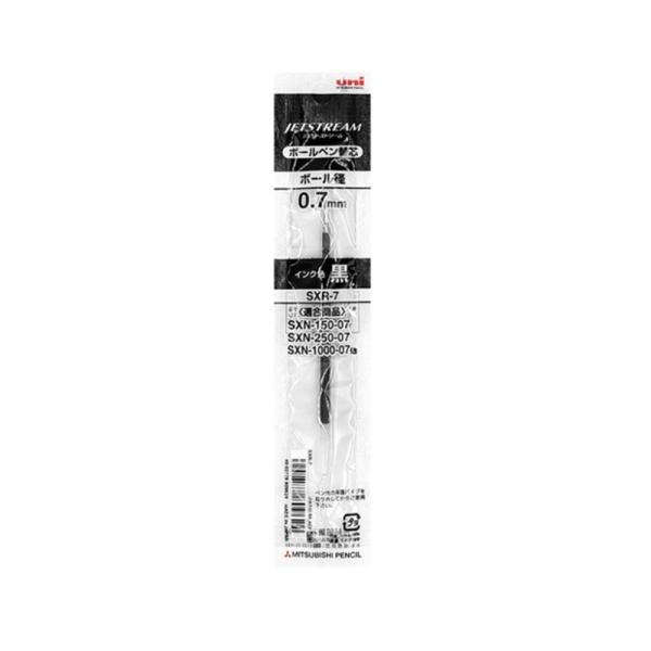 f20 26027 유니 제트스트림 단색용 리필심 SXR-7 흑색 0.7mm 1개 1개입