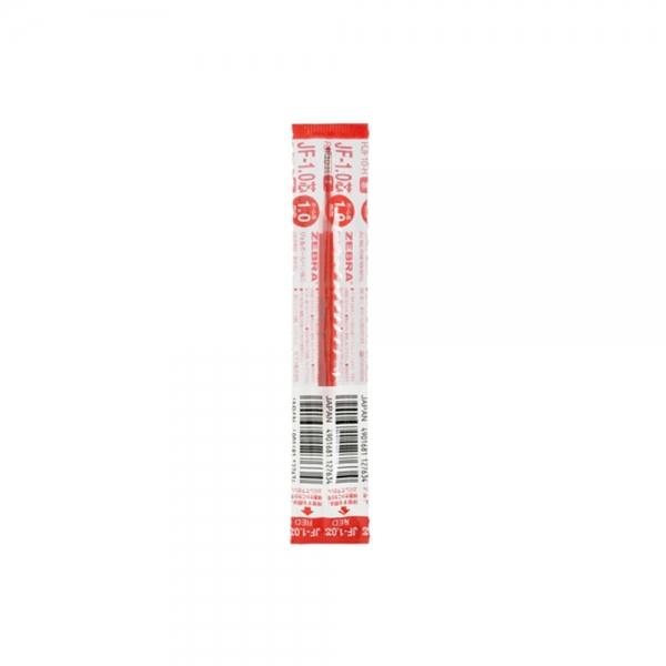 f20 23043 제브라 사라사리필 RJF10-RD 적색 1.0mm 1갑 10개입