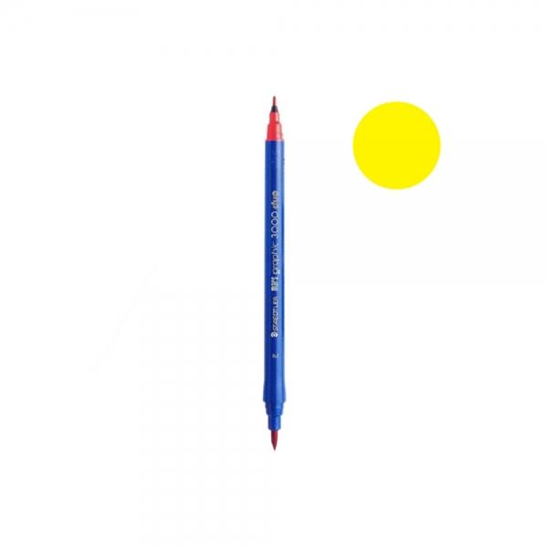 f20 88287 스테들러 캘리그라피 3000 듀오펜 3000-1 옐로우 1개 1개입