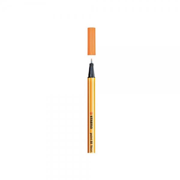 f20 88165 스타빌로 포인트88 파인라이너 54 네온오렌지 0.4mm 1개 1개입