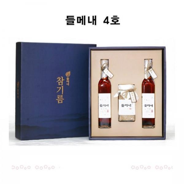 들메내4호 쇼핑백 참기름250ml 2병 + 볶음통깨130g