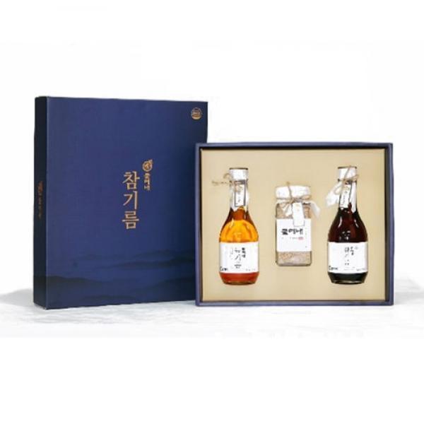 들메내2호 참기름300ml + 들기름300ml + 볶음통깨130g