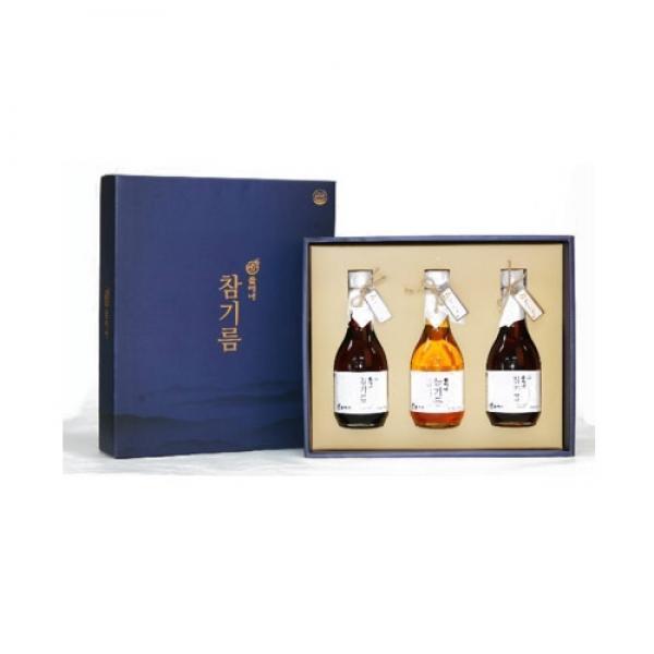 들메내3호 참기름300ml 2병 + 들기름300ml