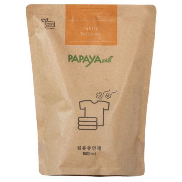 파파야플러스 저탄소 섬유유연제 1000ml 파우치