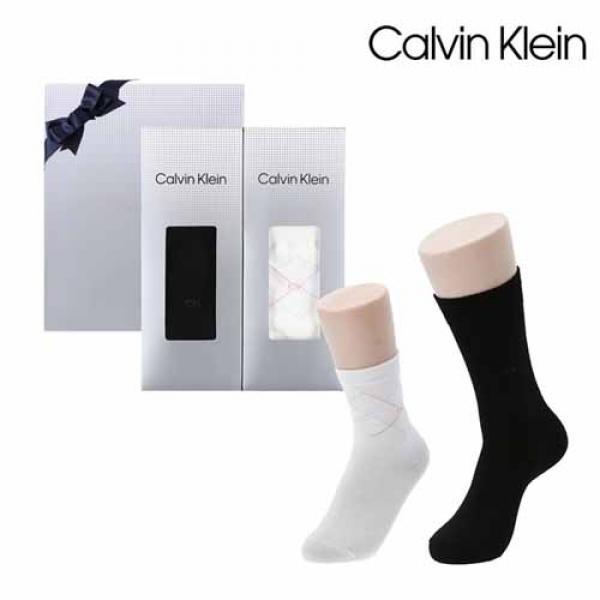 캘빈클라인 신사 숙녀 혼합 양말2족 세트 프리미엄 CK40993 CKL21749