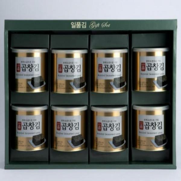 하나맛김 일품 조미 곱창김 선물세트 8캔