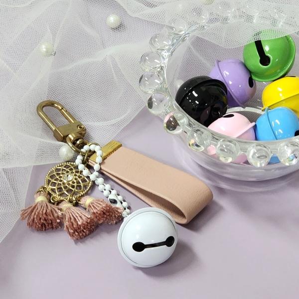 방울 컬러 부자재 키링 공예 목줄 미니