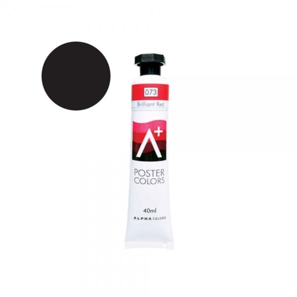 f20 85345 알파 에이플러스 포스터물감 40ml 046 블랙 전문가용 1개 1개입