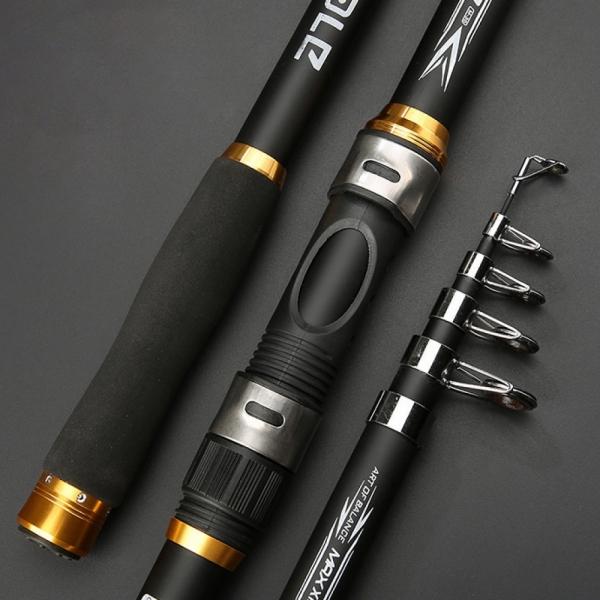 랭크업 입문용 원투낚싯대 2.4m 블랙