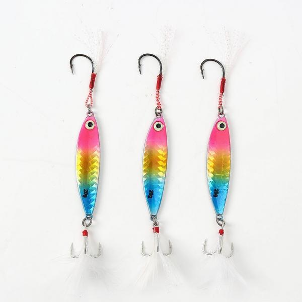 유혹 메탈 지그 3p세트 컬러풀 20g