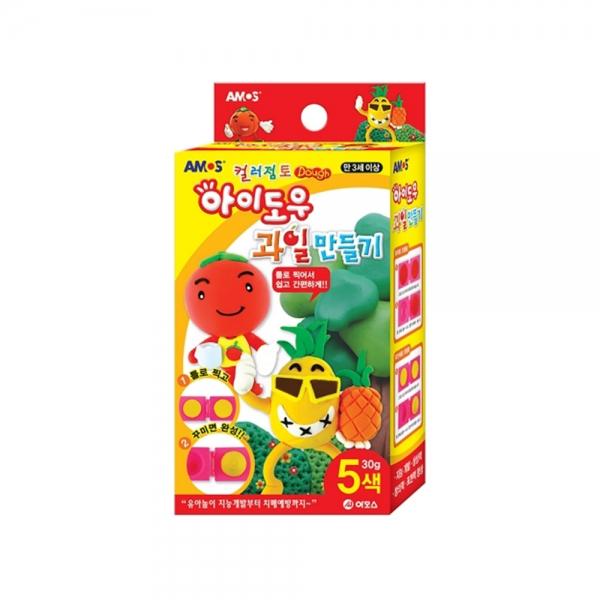 f20 68925 아모스 3500 아이도우 컬러점토 과일만들기 MA-823 5색,30g 1개 1개입