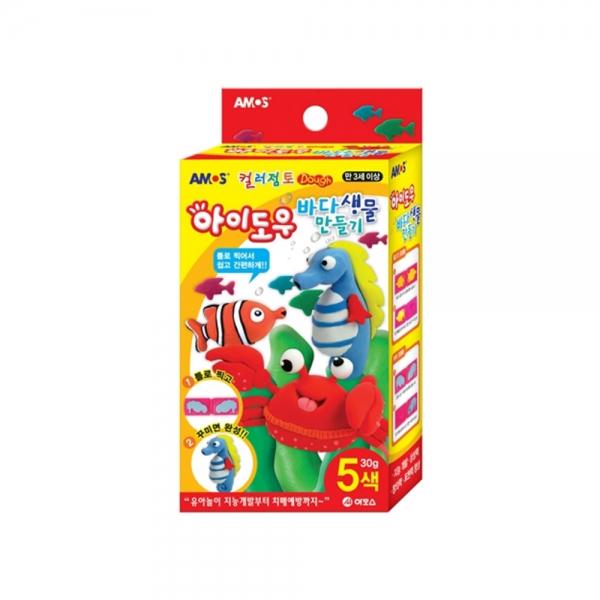f20 68924 아모스 3500 아이도우 바다생물만들기 5색,30g 1개 1개입