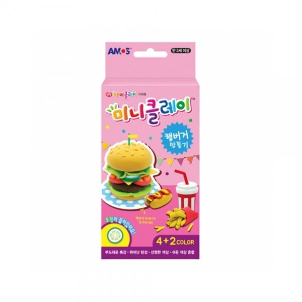 f20 90457 아모스 3500 미니클레이 햄버거만들기 87x42x155mm 1개 1개입