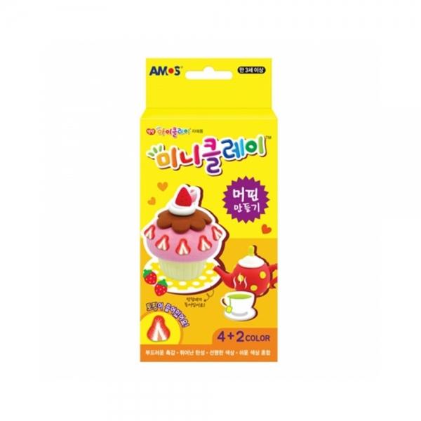 f20 90460 아모스 3500 미니클레이 머핀만들기 87x42x155mm 1개 1개입