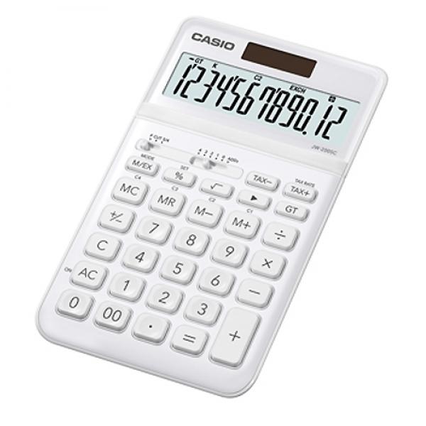 카시오)계산기(JW-200SC/TW/화이트/12자리)