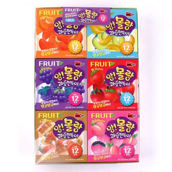 272C] 3000 앙! 몰랑 과일 찐득이 (12개세트)