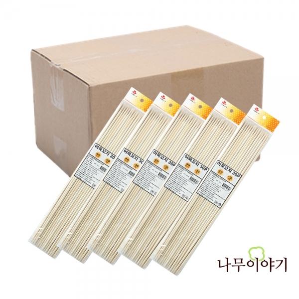 나무이야기 오뎅꽂이 40cm x 30P, 100매입