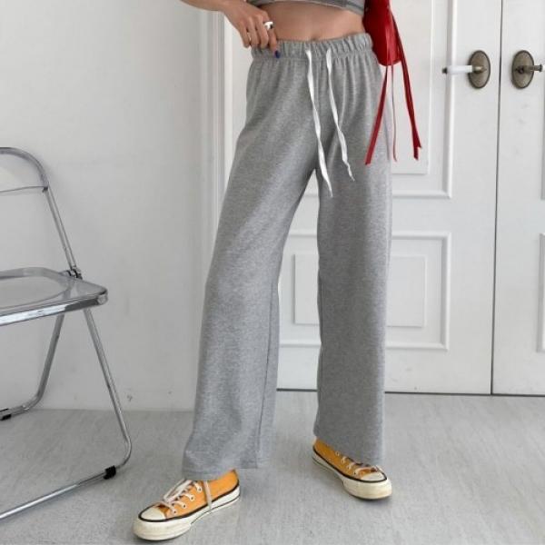 와이드 밴딩 조거팬츠