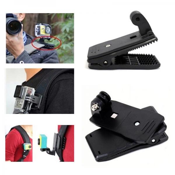 G-GOON 액션캠 GPRO 전용 360도 회전 악어클립 (액션캠 별매)