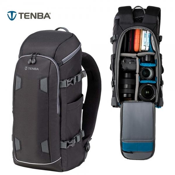 TENBA 사진작가 카메라 가방 백팩 Solstice 12L Black (636-411)