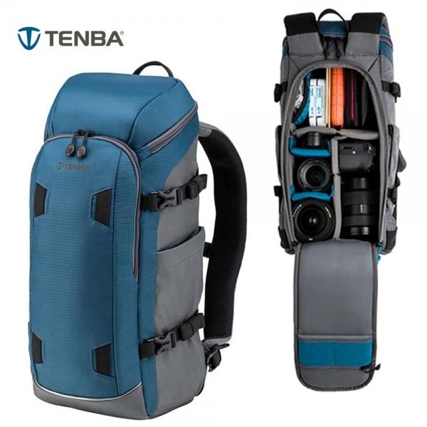 TENBA 사진작가 카메라 가방 백팩 Solstice 12L Blue (636-412)
