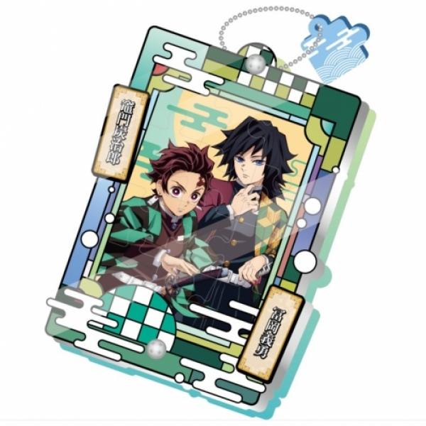 귀멸의칼날 탄지로&기유 아크릴퍼즐키링 [APK12003]