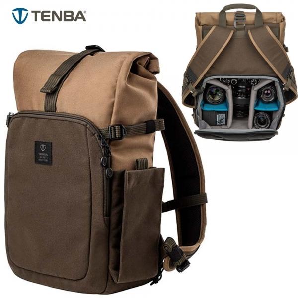 TENBA 사진작가 카메라 가방 백팩 Fulton 14L Tan Olive (637-724)