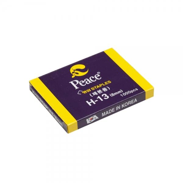 f20 42335 평화 스테플러침 H-13 8mm 1000pcs 1개 1개입