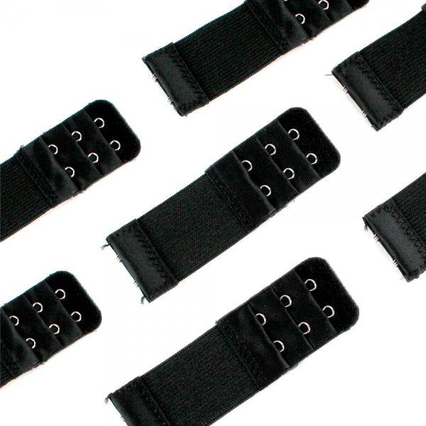 밴드형 브라연장 후크 2버튼 블랙