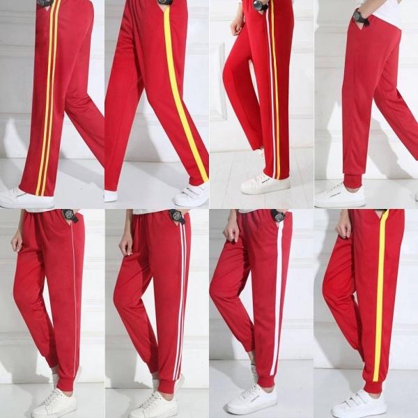 교복몰 스포츠 (기모)기본_조거 레드 트레이닝 샤이